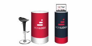 Table haute gonflable